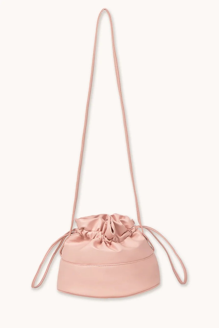 Detská kabelka Tinycottons SOLID BUCKET BAG AW25.510 ružová AW25
