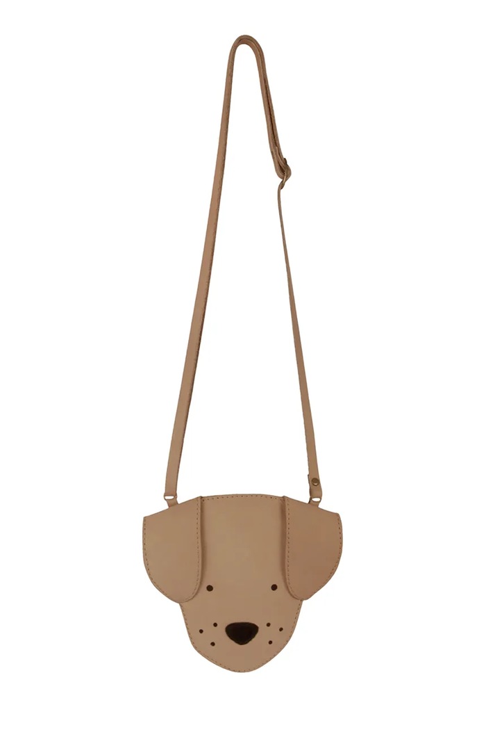 Dětská semišová kabelka Donsje Britta Classic Purse Dog 5001030 hnědá AW25
