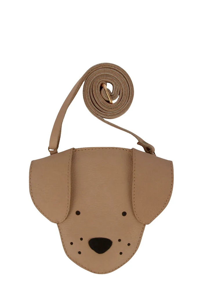 DÍVKA Dětská semišová kabelka Donsje Britta Classic Purse Dog 5001030 hnědá
