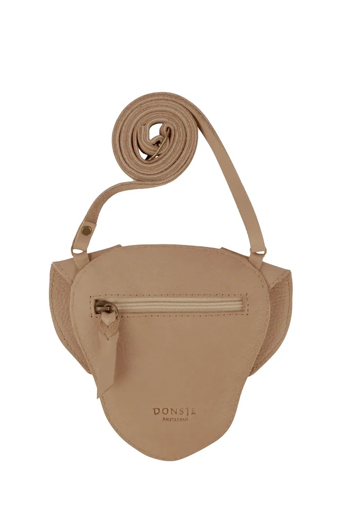 Dětská semišová kabelka Donsje Britta Classic Purse Dog hnědá 5001030