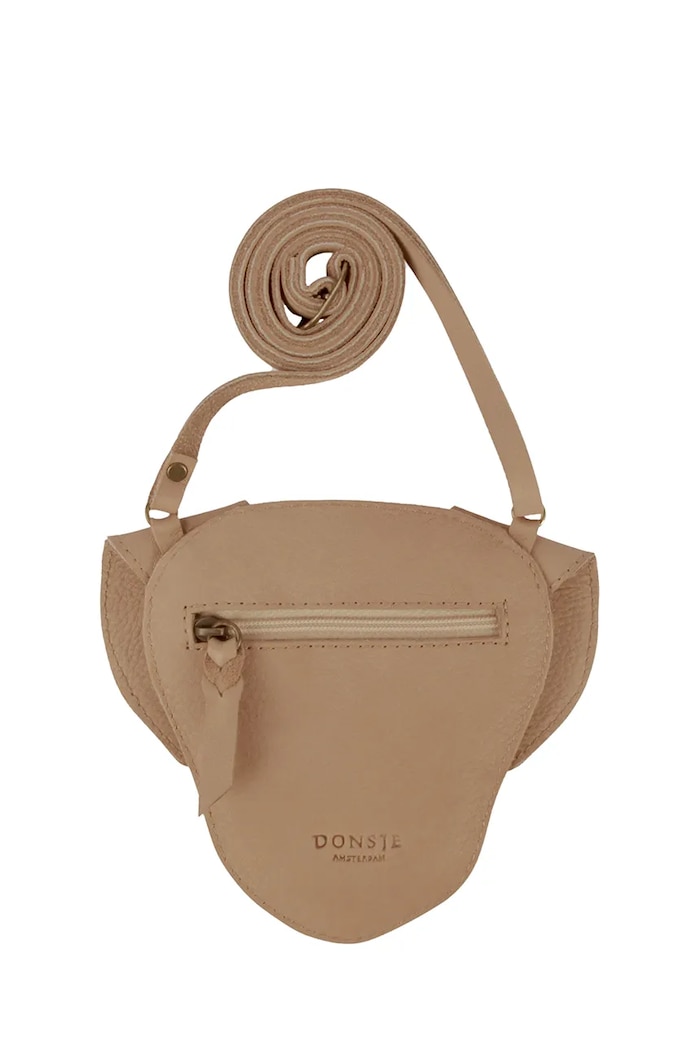Dětská semišová kabelka Donsje Britta Classic Purse Dog hnědá 5001030