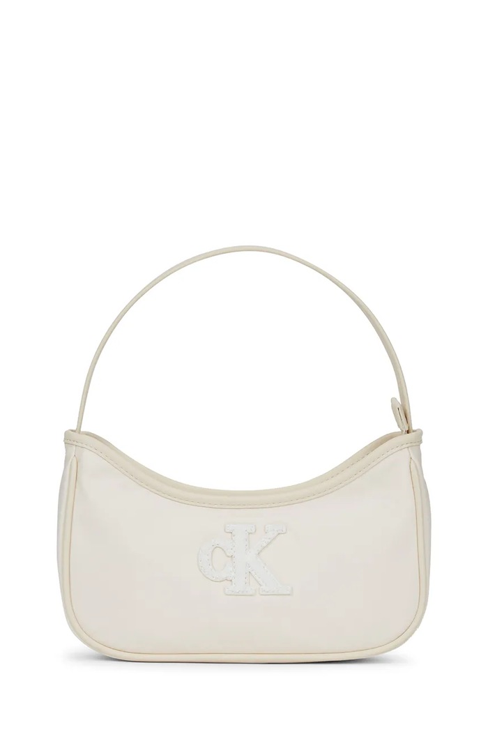 Детска памучна чанта Calvin Klein Jeans щампа бежов IU0IU00684.9BYA