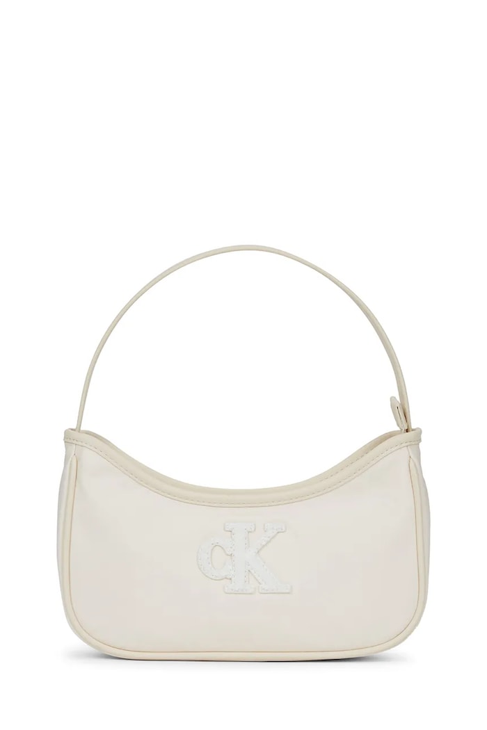 Детска памучна чанта Calvin Klein Jeans щампа бежов IU0IU00684.9BYA