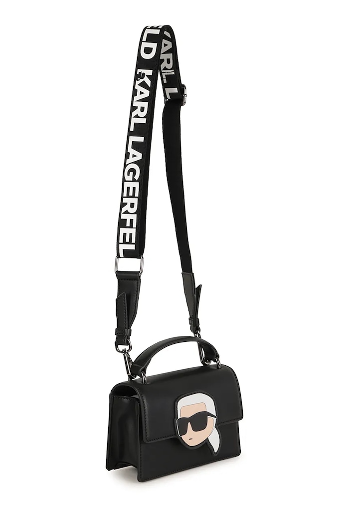 Dievča Detská kabelka Karl Lagerfeld Z31024 čierna