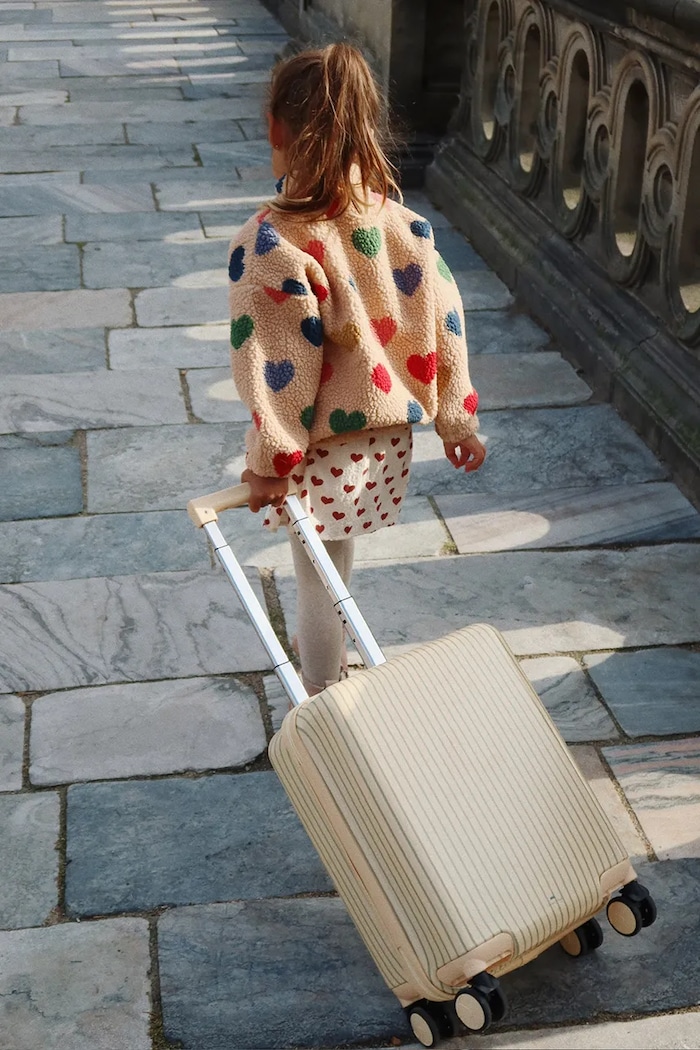 Konges Sløjd valiză TRAVEL SUITCASE incape in A4 galben KS103550.9BYA