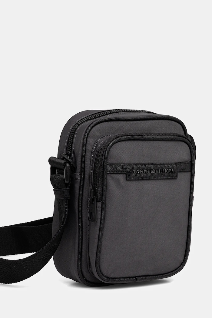 Tommy Hilfiger borsetă AM0AM13465 gri AW25