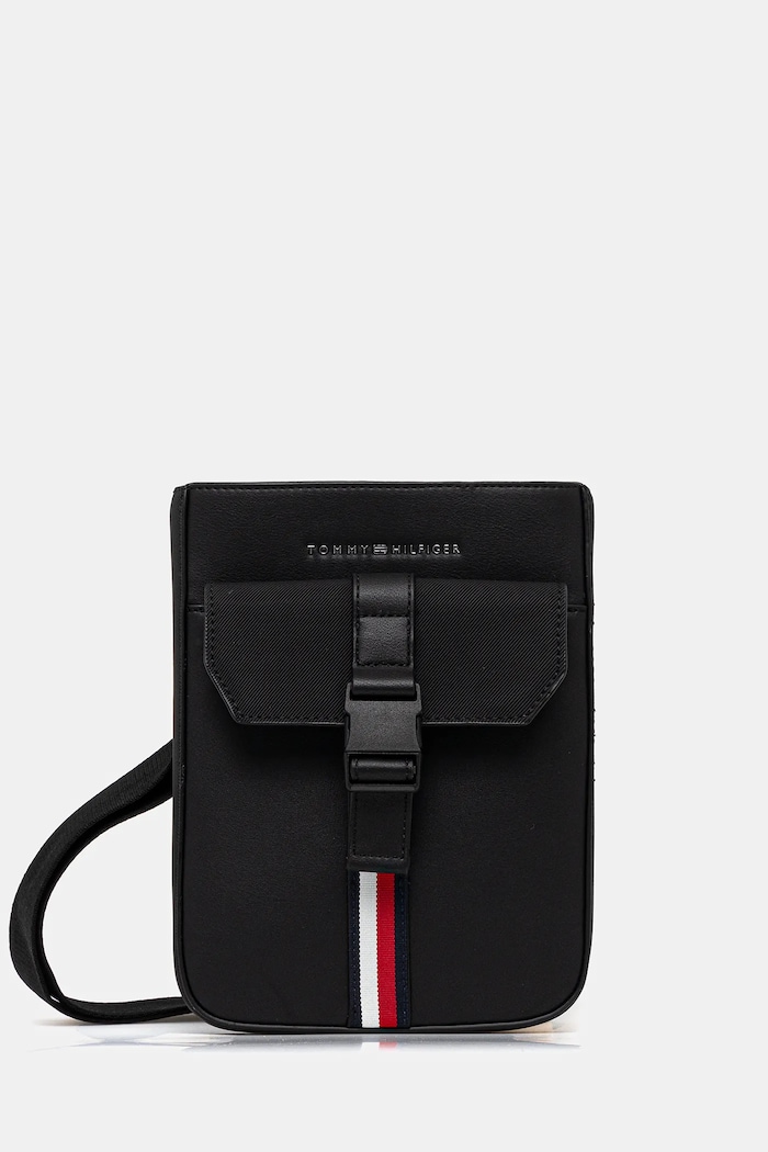 Tommy Hilfiger saszetka aplikacja czarny AM0AM13480
