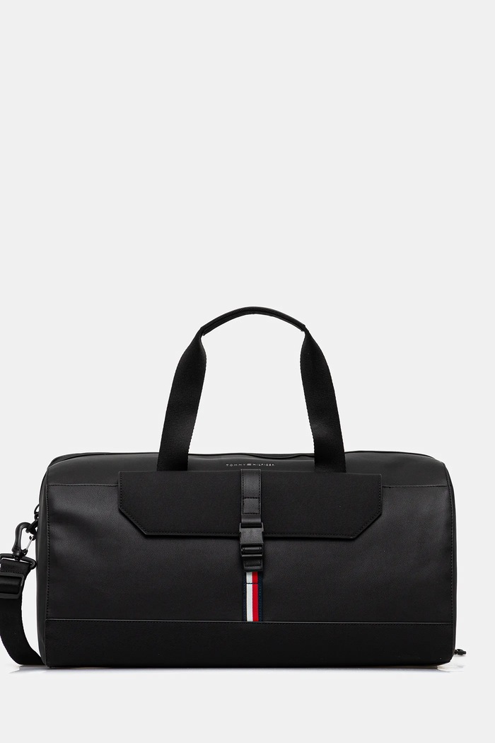 Τσάντα Tommy Hilfiger συνθετικό μαύρο AM0AM13481