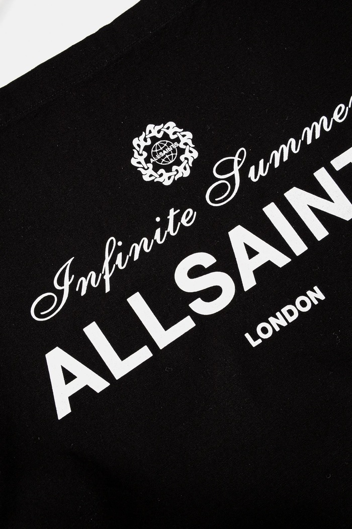 Bavlněná taška AllSaints SOLEIL černá M174XC