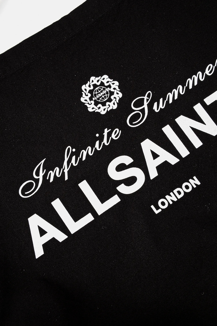 Bavlněná taška AllSaints SOLEIL černá M174XC