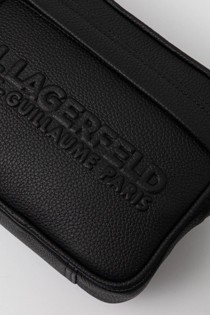 Kožená taška Karl Lagerfeld K/RSG Karl Lagerfeld A3M30176 čierna