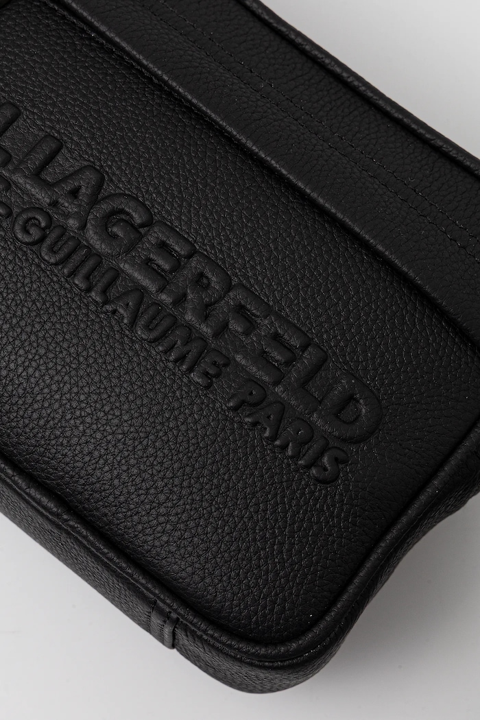 Kožená taška Karl Lagerfeld K/RSG Karl Lagerfeld A3M30176 čierna