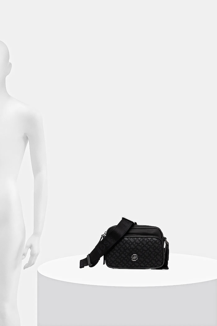 BOSS borsetă B_Icon_MP_EW_Zip 50548085 negru