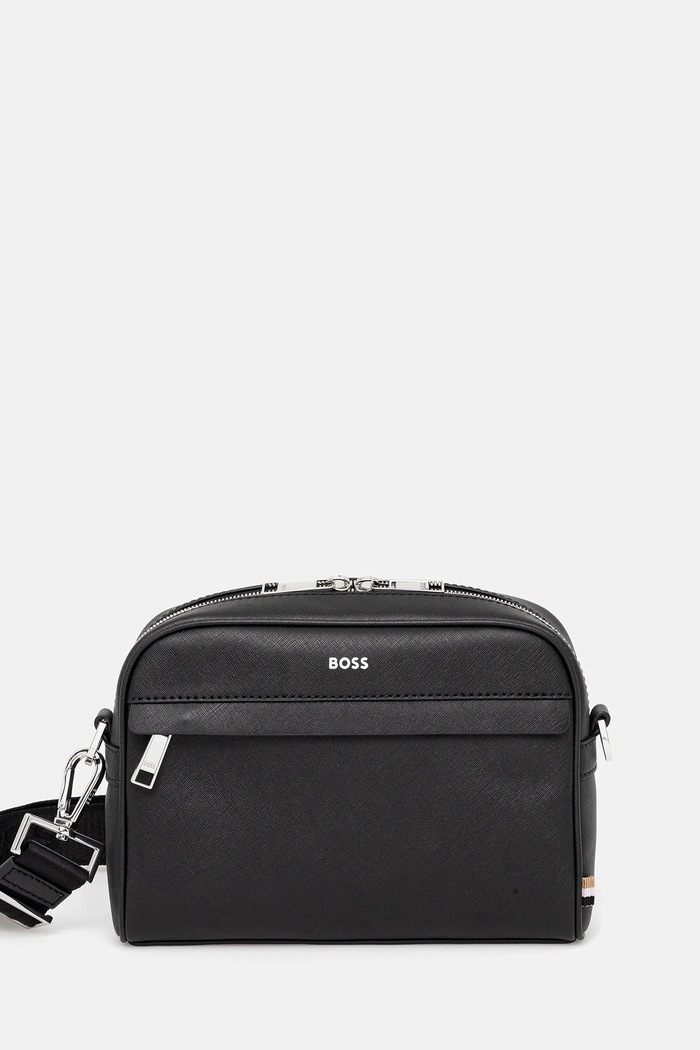BOSS Geantă Zair_Squared Crossb. negru 50548279