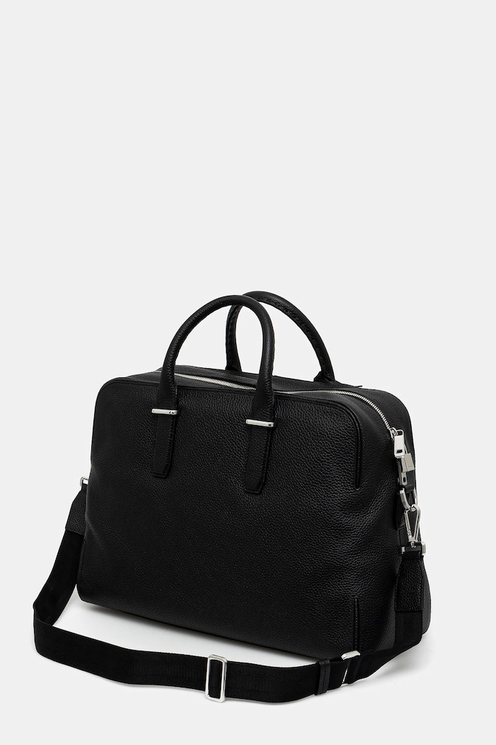 Doplňky Kožená taška BOSS Madison-B1_Holdall 50548231 černá