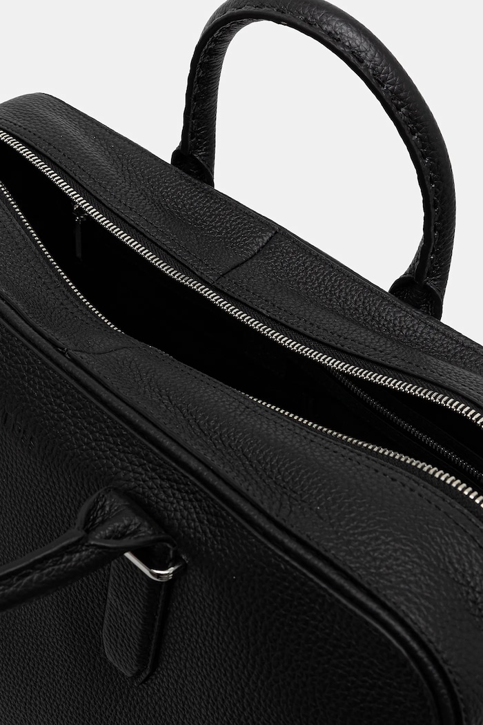 Kožená taška BOSS Madison-B1_Holdall 50548231 černá