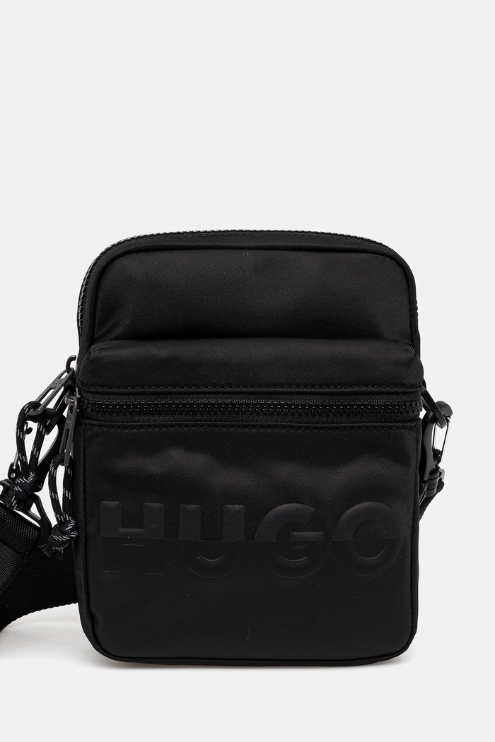 HUGO borsetă Nosh_NS Zip uni negru 50547115