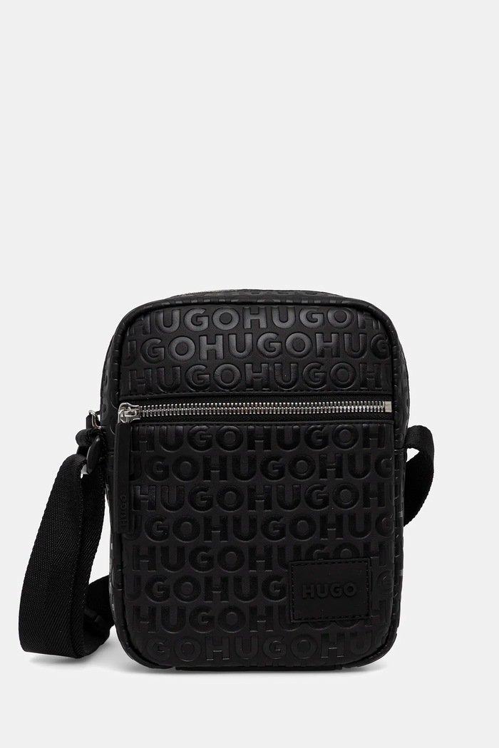 HUGO Borsetă Ethon 2.0HI_M_NS Zip negru 50547249