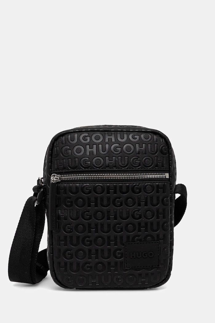 HUGO Borsetă Ethon 2.0HI_M_NS Zip negru 50547249