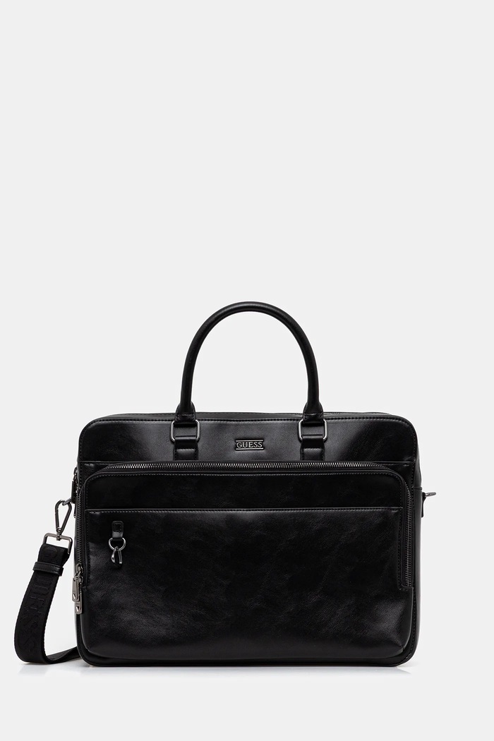 Guess geantă BOSTON 40 x 29 x 14 cm uni negru HMBOCA.P5338