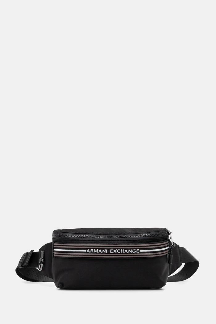 Ledvinka Armani Exchange hladký černá XM001605.AF17206