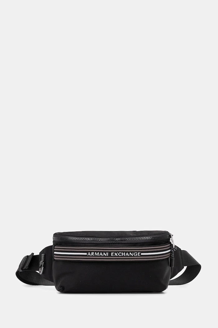 Ledvinka Armani Exchange hladký černá XM001605.AF17206
