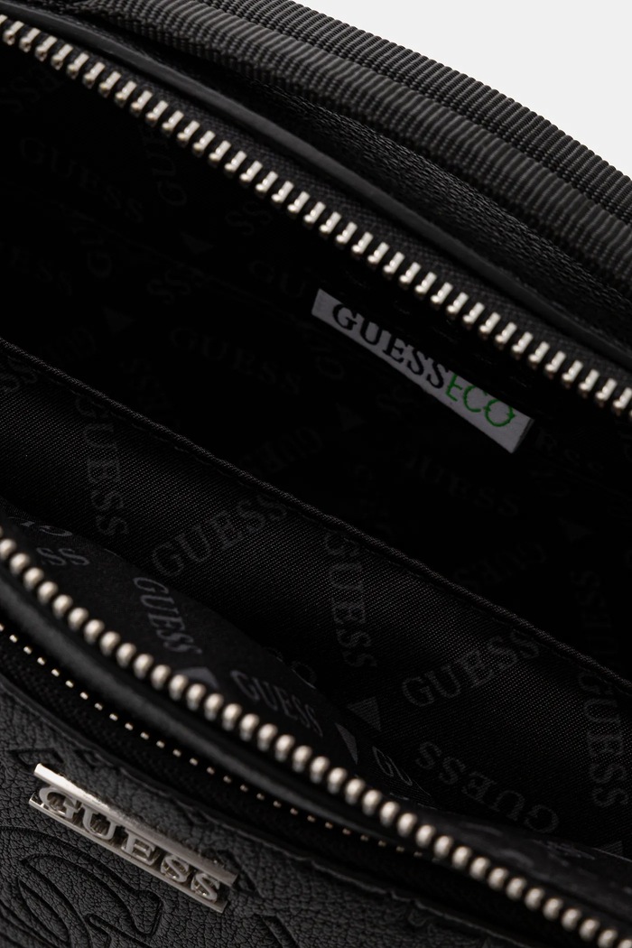 Malá taška Guess BOSTON HMBOMG.P5439 čierna