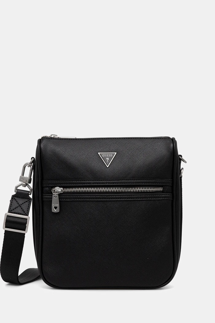Taštička Guess MILANO hladký černá HMMISA.P5417