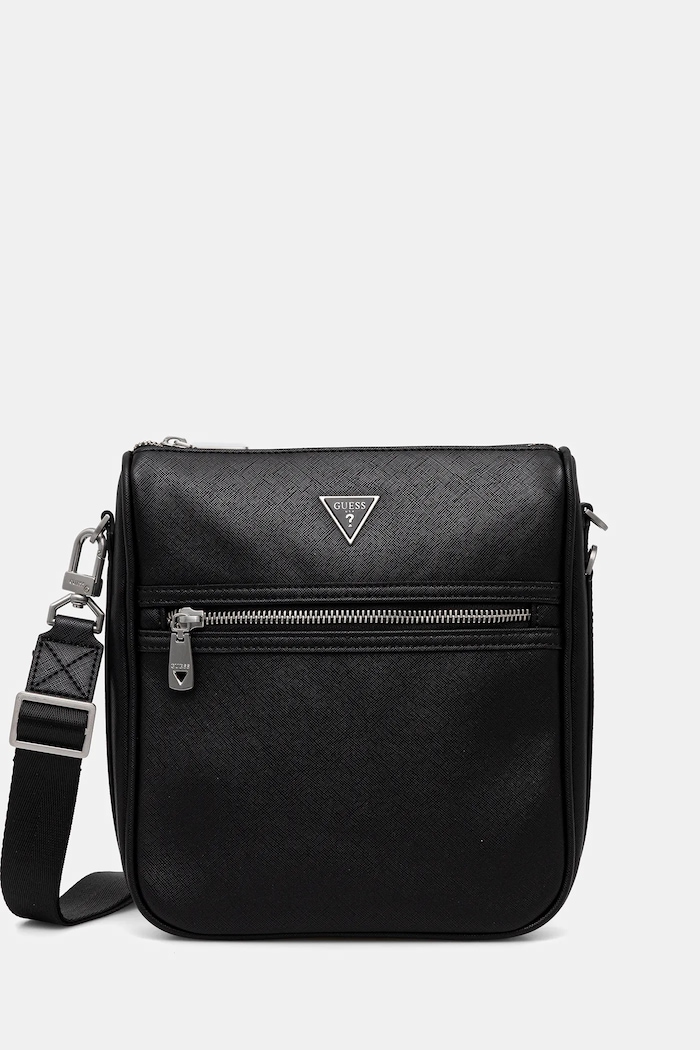 Taštička Guess MILANO hladký černá HMMISA.P5417