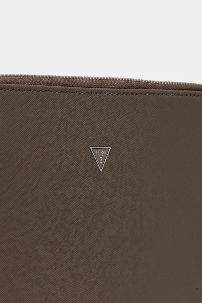 Doplnky Malá taška Guess MILANO PMBASA.P5235 hnedá