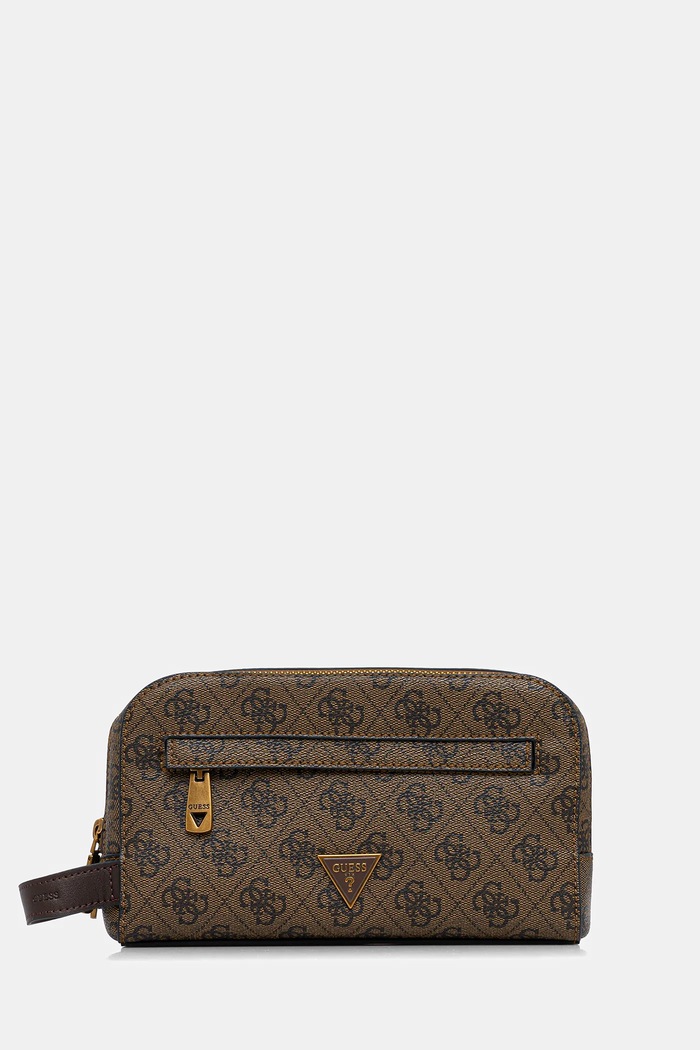 Kosmetická taška Guess MILANO hnědá PMMILO.P5461