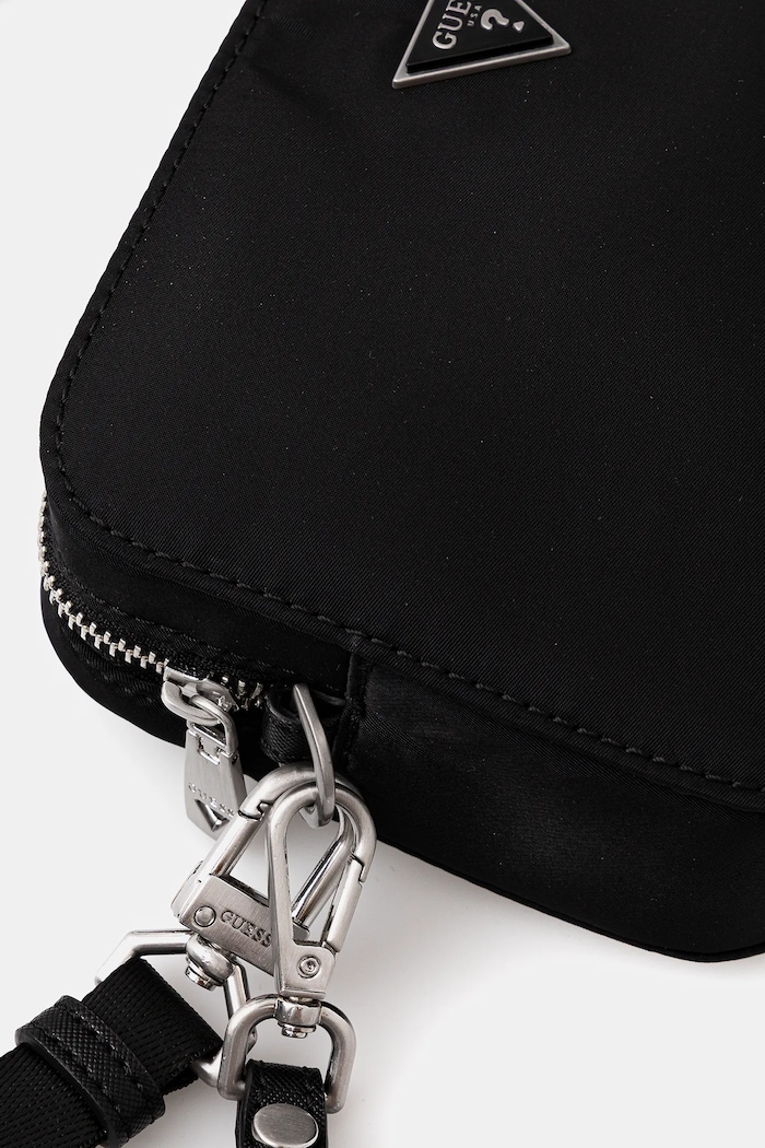 Malá taška Guess MILANO čierna PMMINY.P5245