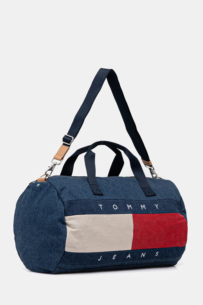 Taška Tommy Jeans 48 x 36 x 31 cm AM0AM13813 modrá AW25