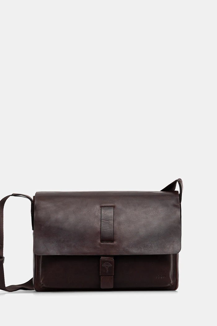 Joop! geantă de piele 36,5 x 26 x 6 cm uni maro 4140003464