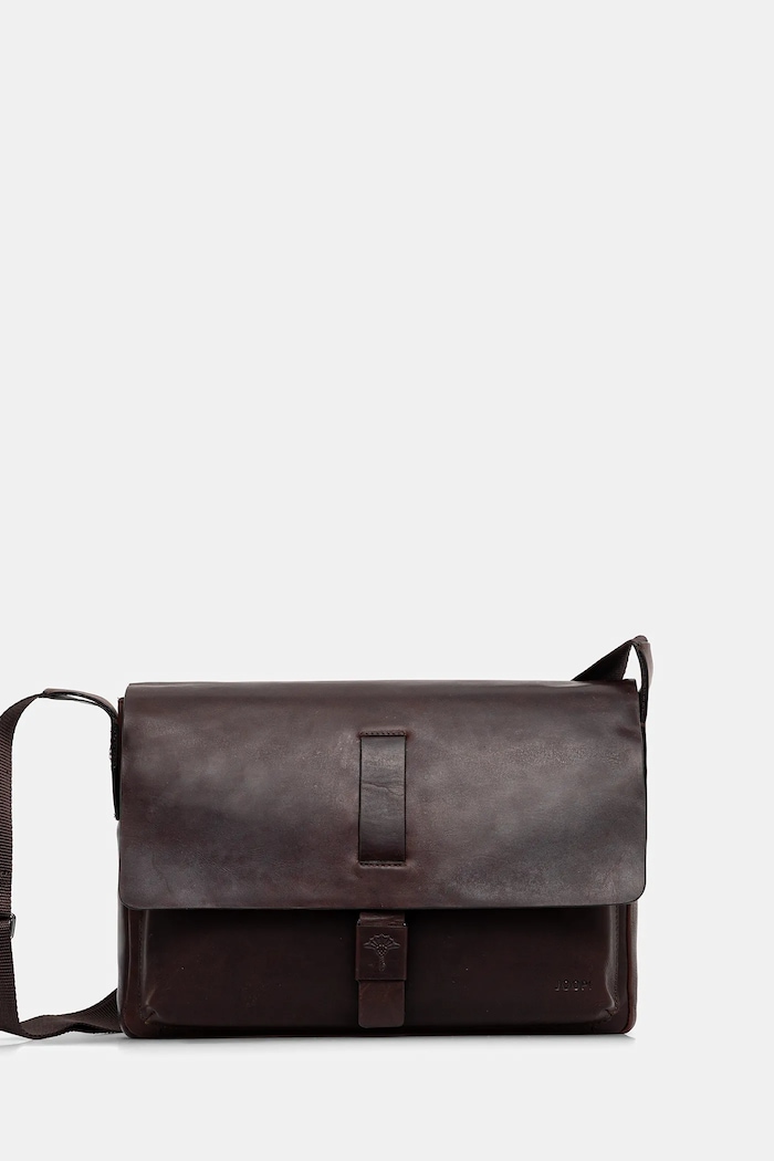 Joop! geantă de piele 36,5 x 26 x 6 cm uni maro 4140003464