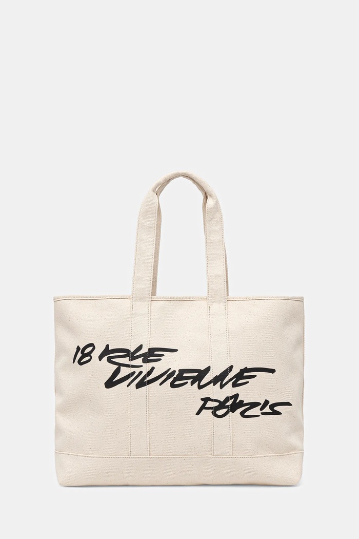 Accesorii Kenzo geantă de bumbac 43 x 34 cm FF68SA911F36 bej