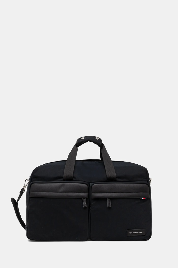 Taška Tommy Hilfiger 50 x 30 x 23 cm jednofarebný čierna AM0AM13621