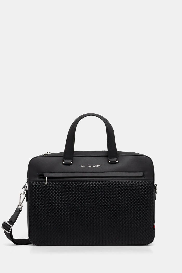 Tommy Hilfiger torba na laptopa 26 x 6 x 37 cm mieści A4 czarny AM0AM13660