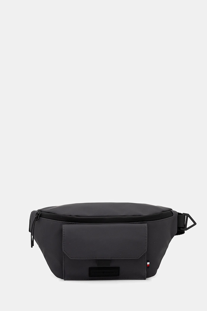 Tommy Hilfiger borsetă uni gri AM0AM13647