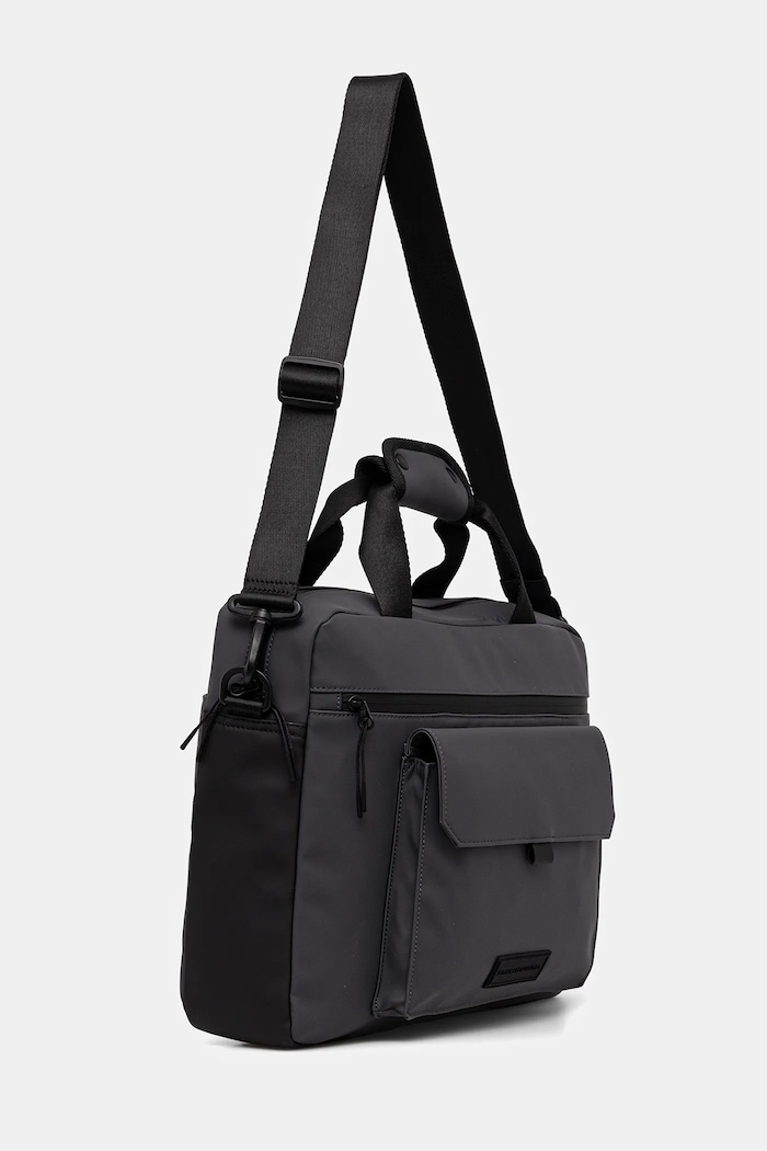 Tommy Hilfiger geantă 39 x 30 x 11 cm AM0AM13646 gri AW25