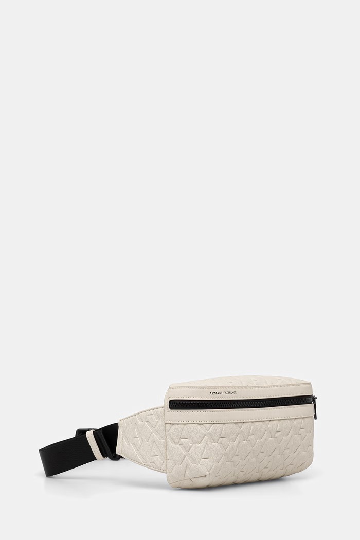 Armani Exchange pasna torbica moška iz umetnega usnja XM000844.AF12133 bež SS26