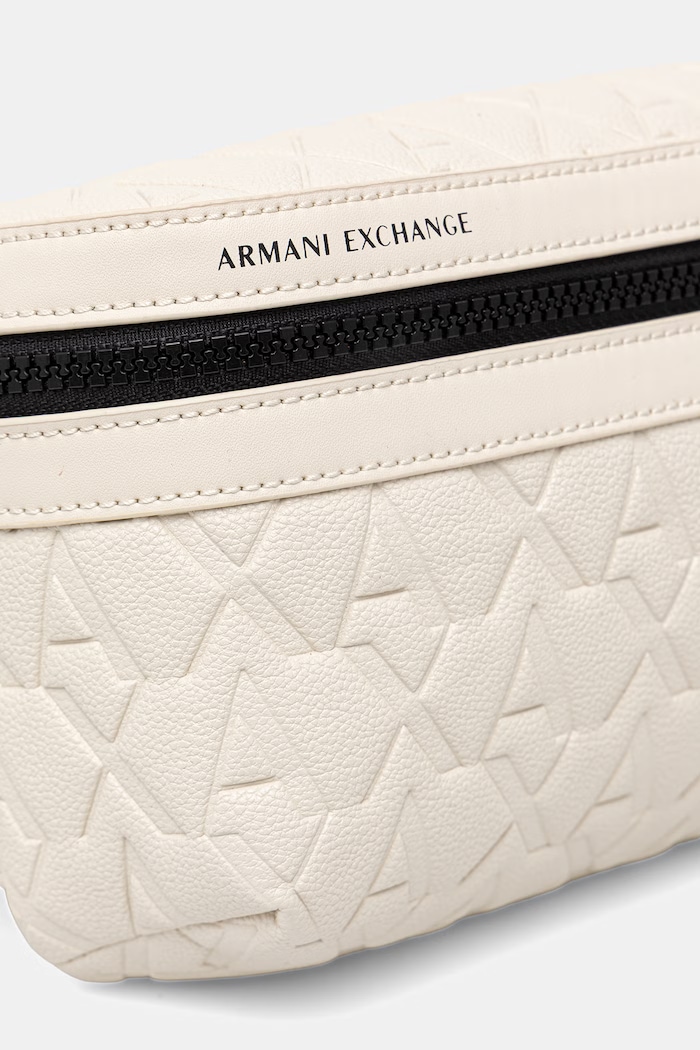 Armani Exchange pasna torbica moška iz umetnega usnja bež XM000844.AF12133