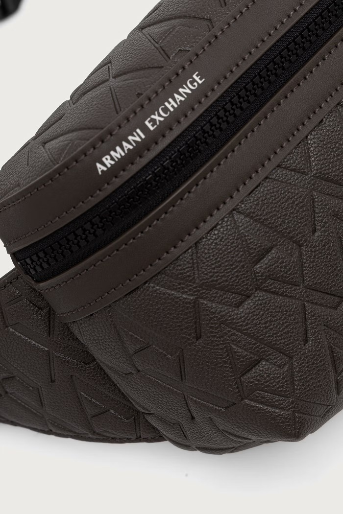 Armani Exchange torba oko struka za muškarce od imitacije kože smeđa XM000844.AF12133