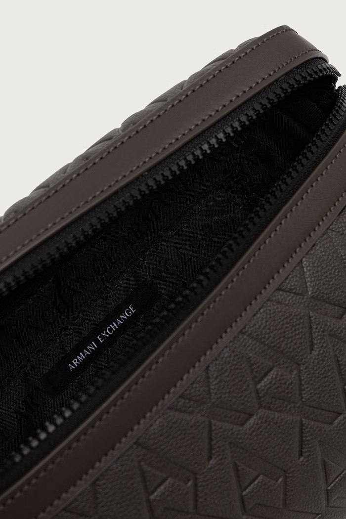 Armani Exchange torba oko struka za muškarce od imitacije kože XM000844.AF12133 smeđa