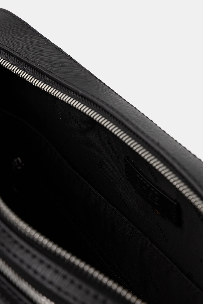 BOSS geantă de piele Luminary_Doc Case 50548265 negru