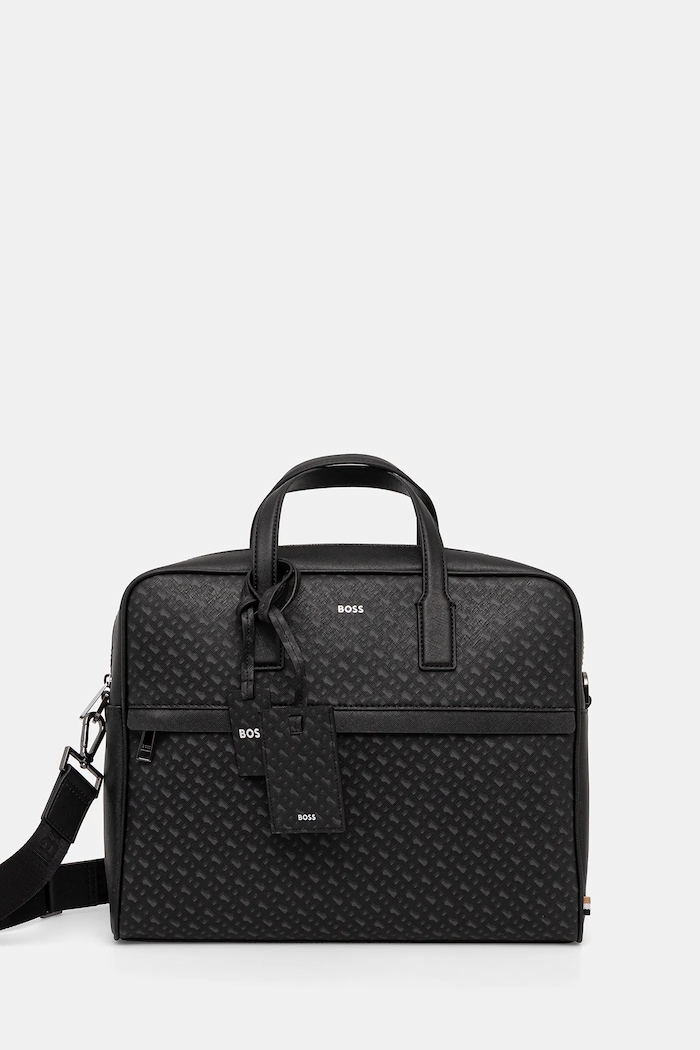 BOSS Geantă Zair_MN_S doc case negru 50552587