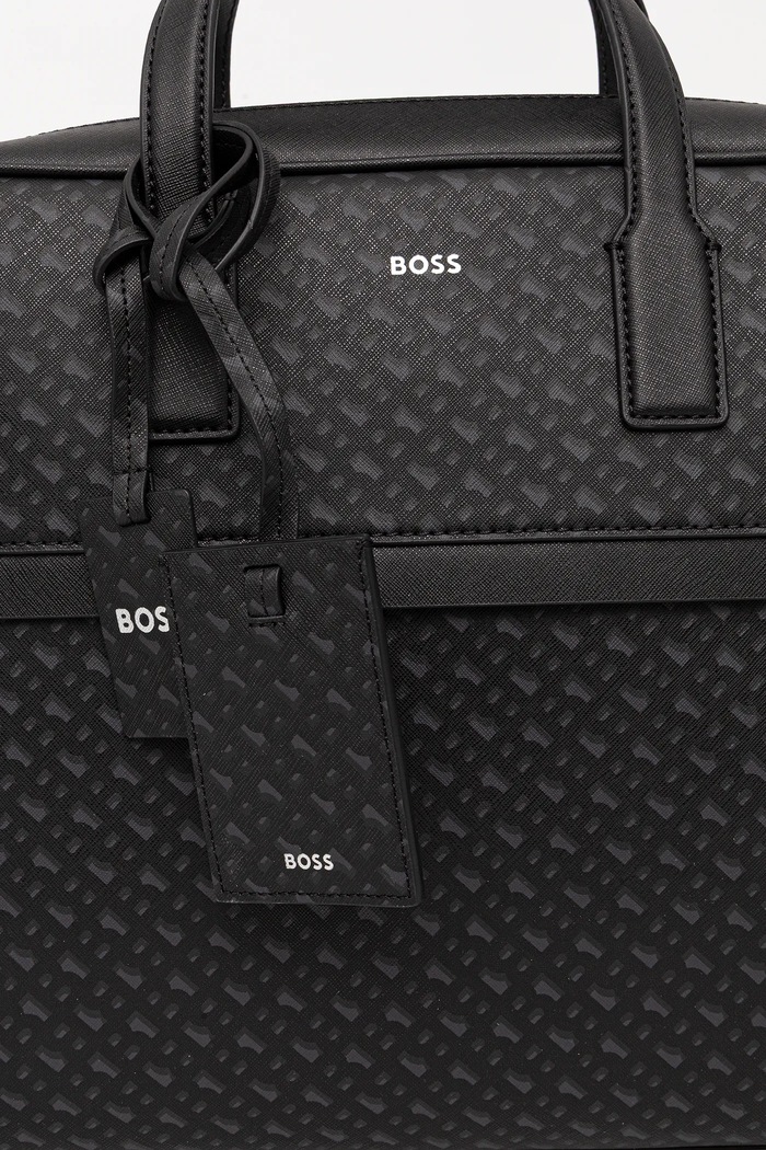 Geantă Zair_MN_S doc case BOSS 50552587 negru