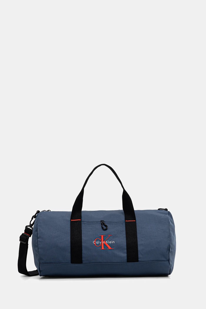 Torba Calvin Klein 43 x 22 x 22 cm Tekstil modra LV04D3115G