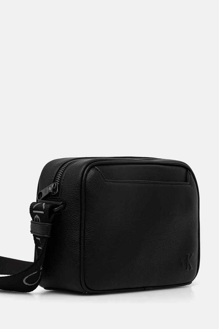 Calvin Klein φάκελος ανδρικός από απομίμηση δέρματος LV04D3129G μαύρο SS26