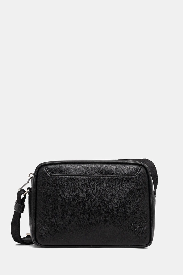Calvin Klein taštička pánská z imitace kůže nevejde se A4 černá LV04D3129G